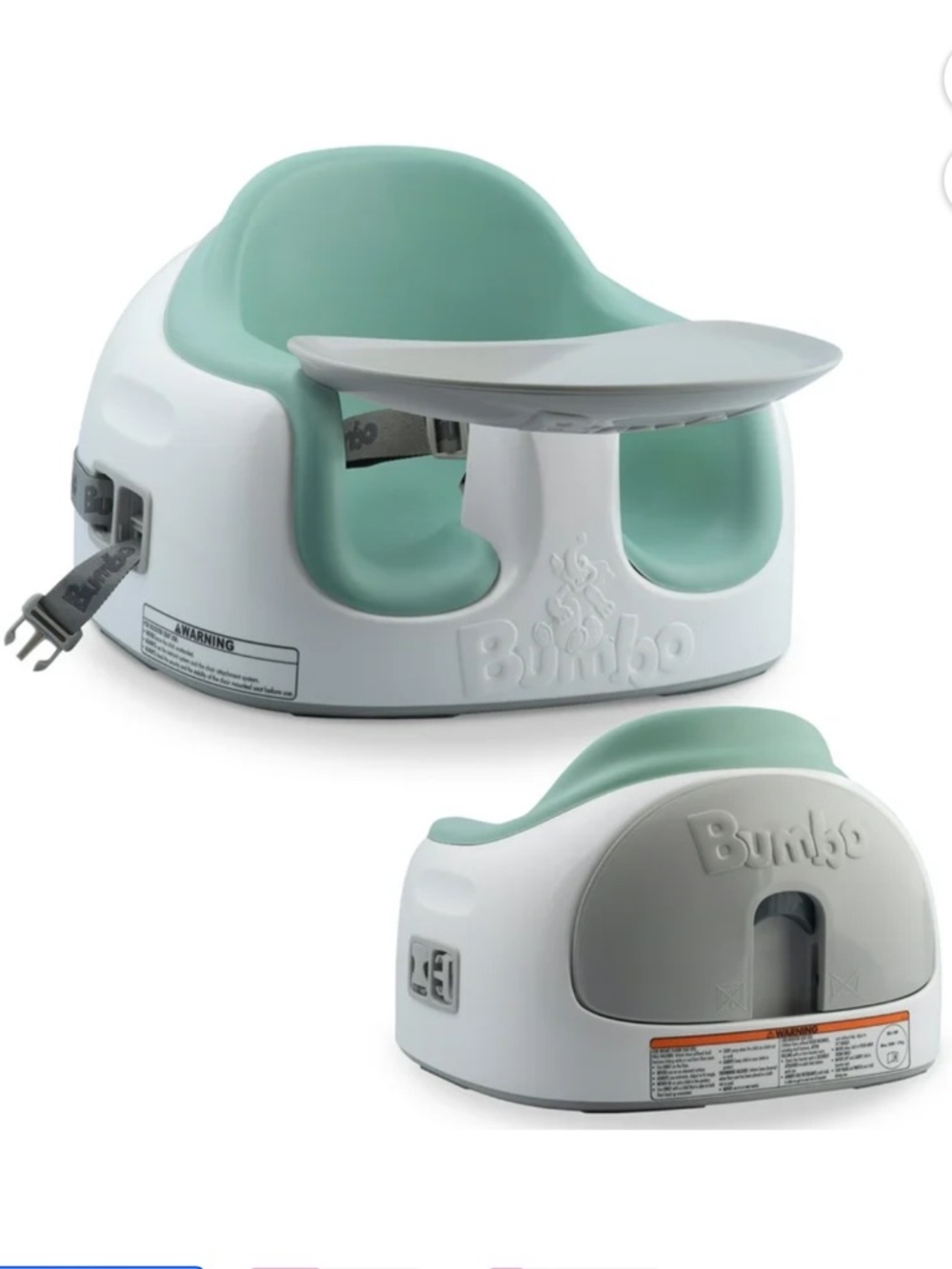 Bumbo Multi Seat 3-in-1 Baby & Toddler Booster Seat Convertible High Chair Green